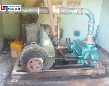 Diesel engine multistage centrifugal pump